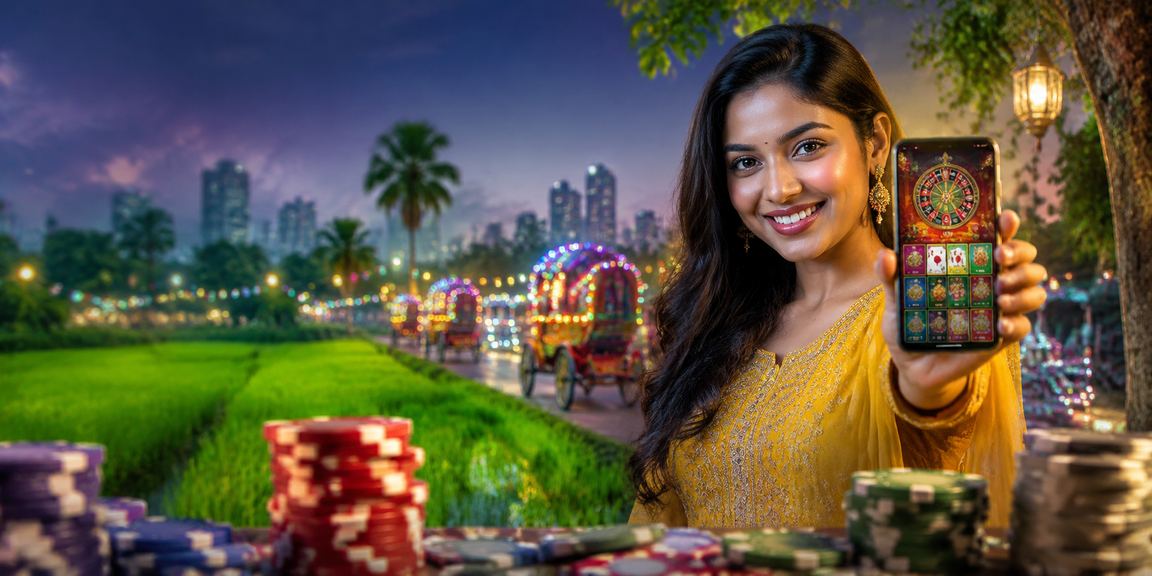 ঢাকার মোবাইল ক্যাসিনো রিকশা দৃশ্য